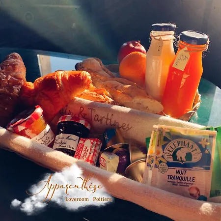 Apparenthèse Jacuzzi Sauna Appartement Poitiers