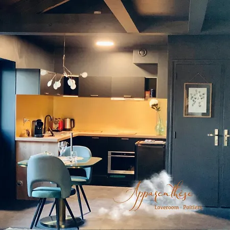 Apparenthèse Jacuzzi Sauna Appartement Poitiers